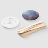 Éventail Nebula Orion Astronomie violet rose étoiles (Non-assemblé)