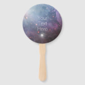 Éventail Nebula Orion Astronomie violet rose étoiles (Dos)