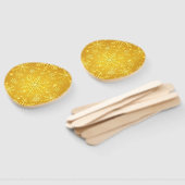 Éventail Neige dorée (Non-assemblé)