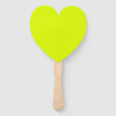 Éventail Neon Chartreuse couleur solide | Couleur tendance (Devant)