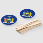 Éventail New York : The Empire State, Home Big Apple Flag (Non-assemblé)