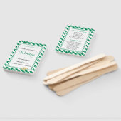 Éventail NIGERIA FLAG Programme de mariage des écritures Cu (Non-assemblé)