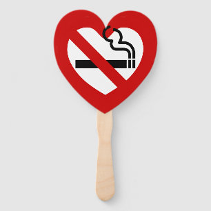 Éventail No Love For Smoking Sign