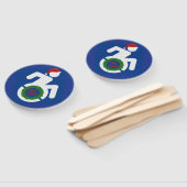 Éventail Noël Handicapé (Non-assemblé)