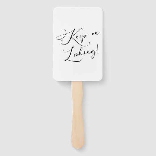 Éventail Noir Moderne Simple Script Dites Oui À La Robe (Dos)