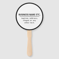 Nom commercial & Slogan/autre texte | Noir et blan
