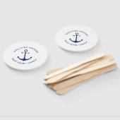 Éventail Nom de bateau personnalisé Bienvenue à bord de l'a (Non-assemblé)