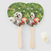 Éventail Nos temps (Devant et derrière)