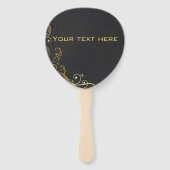 Éventail Note musicale Design élégant de luxe (Dos)