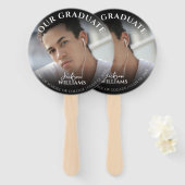 Éventail Notre diplômé | Jour de l'obtention du diplôme (Devant et derrière)