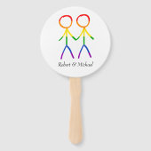 Éventail Notre journée spéciale (Dos)