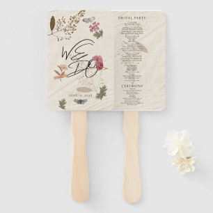 Éventail NOUS FAISONS Fleurs Pressées Shabby Garden Chic Pr