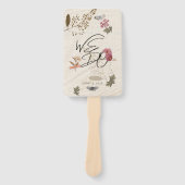 Éventail NOUS FAISONS Fleurs Pressées Shabby Garden Chic Pr (Devant)