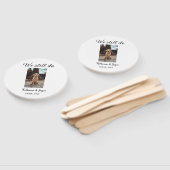 Éventail Nous faisons toujours mariage couple animal photo  (Non-assemblé)