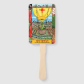 Éventail Nouveau-Mexique Souvenir Alien Hot Air Balloon Fie (Devant)