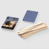 Éventail Nuage de tonnerre d'or tropical sur ventilateur po (Non-assemblé)