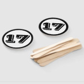 Éventail numéro personnalisé (Non-assemblé)