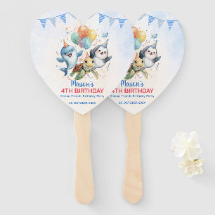 Éventail Ocean Friends Anniversaire Ensemble de fans