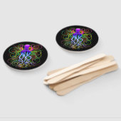 Éventail Octopus Luminescence psychédélique (Non-assemblé)