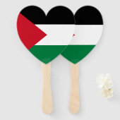 Éventail officiellement le drapeau de l'État de Palestine (Devant et derrière)