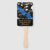 Éventail Officier de police Prière Application de la loi Gr (Devant)