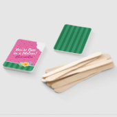 Éventail "One In A Melon" Pink & Green Watermelon Tropical (Non-assemblé)