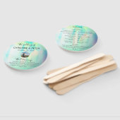 Éventail Opal Photo Wedding Programme (Non-assemblé)