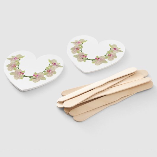 Éventail Orchidée (Non-assemblé)