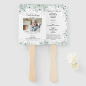 Éventail Ordre de service des eucalyptus | Ensemble Feuille (Devant et derrière)