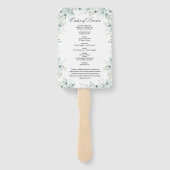 Éventail Ordre de service des eucalyptus | Ensemble Feuille (Dos)