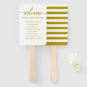 Éventail Ordre mariage des événements Calendrier Calendrier (Devant et derrière)