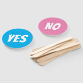 Éventail Oui / Non Genre révéler garçon jeu quiz signes (Non-assemblé)