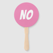 Éventail Oui / Non Genre révéler garçon jeu quiz signes (Dos)