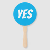 Éventail Oui / Non Genre révéler garçon jeu quiz signes (Devant)