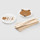 Éventail Ours un animal premier anniversaire (Non-assemblé)