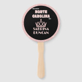 Éventail Pack 10 du rose Gold Glitz Pageant Fan Waver (Dos)