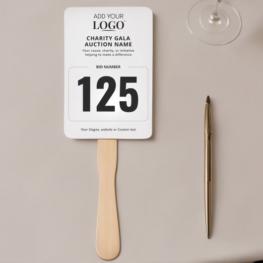 Éventail Paddle chic aux enchères | Numéro de soumission de