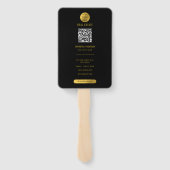 Éventail Pagaie d'enchère immobilière professionnelle (Dos)