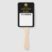 Éventail Pagaie d'enchère immobilière professionnelle (Devant)