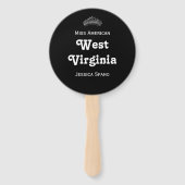 Éventail Pageant Face on a Stick | Set of 10 (Dos)