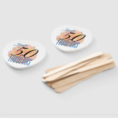 Éventail Pale Peach Rose 50 et Fabulous Birthday (Non-assemblé)