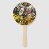 Éventail Palette de l'artiste #1 (Dos)