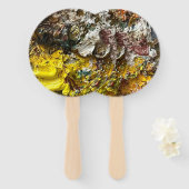 Éventail Palette de l'artiste #1 (Devant et derrière)