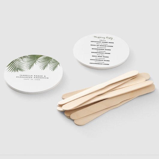 Éventail Palmier (Non-assemblé)