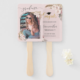 Éventail Pampas Grass Orchid Floral Arch Graduation