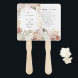 Éventail Pampas Grass Tropical Jungle Wedding Programme<br><div class="desc">Pampas Grass Tropical Jungle Wedding Programme Hand Fan #pampasgrass #jungleMarriage #jungleinvitation #coralMarriage #weddingmenu #désertwedding #lasvegasMariage #terracottaMarriage #peachMarriage #pampasweddingmenu #pampas #terracotta #coral #peach #naturalMarriage #driedgrass #driedpampas #driedpampas #pampas #pampas mariage isabimariage #nature</div>