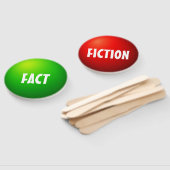 Éventail Panneau de manette de jeu de quiz sur les faits et (Non-assemblé)