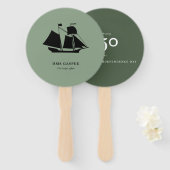 Éventail Paper Fans (10) — HMS Gaspee (Devant et derrière)