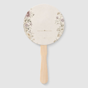Éventail Papeterie de mariage de style jardin vintage