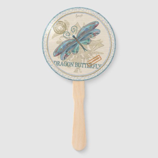 Éventail Papillon du bureau de création G (Dos)